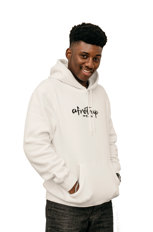 White Afrotrap Hoodie